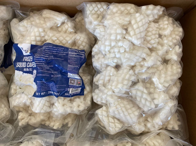秘鲁鱿鱼花 2磅装 Frozen Squid Flower Cut 2lb