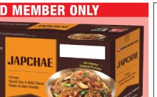 NONGSHIM Japchae Korean Sweet Soy & BBQ Flavor Glass Golden Noodles