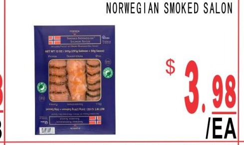 煙熏三文魚 Norwegian Smoked Salmon