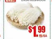 金針菇 Enoki Mushroom