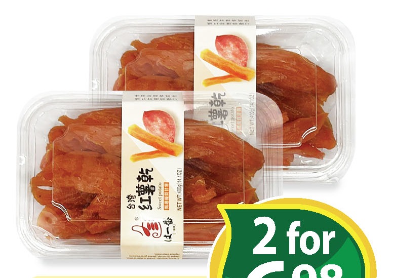 丈一番 台湾红薯干 ZYF Sweet Potato 400g