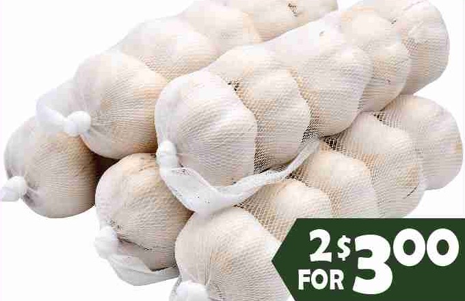 GARLIC - 5PC 2 $3.00 FOR 袋裝蒜頭