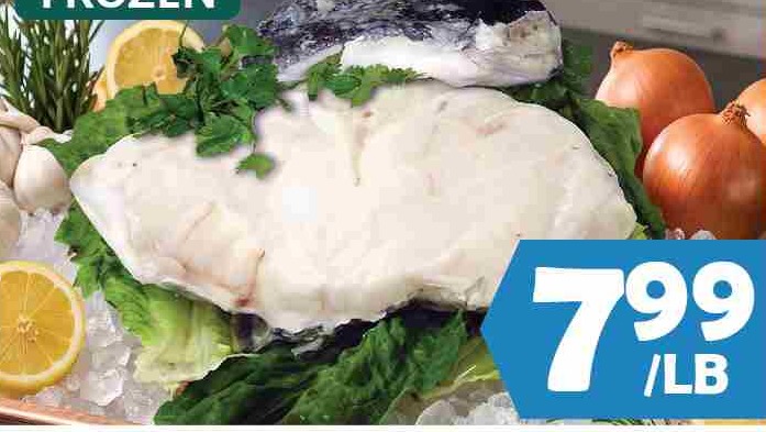 FROZEN SEA BASS COLLAR 鱈魚下巴 $7.99/LB
