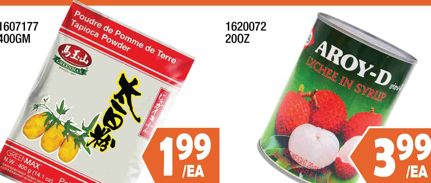 GREENMAX POTATO POWDER 400GM 馬玉山太白粉 $1.99/EA