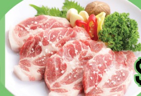 猪梅花肉排