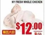 纽约上鸡 NY FRESH WHOLE CHICKEN