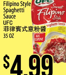 UFC Sweet Filipino Style Spaghetti Sauce