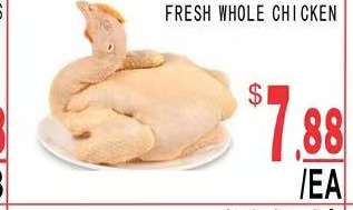 FRESH WHOLE CHICKEN 三黃雞