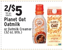 Planet Oat Oatmilk or Oatmilk Creamer (32 oz btls)