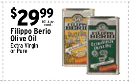 Filippo Berio Olive Oil (Extra Virgin or Pure)