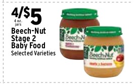 Beech-Nut Stage 2 Baby Food (Selected Varieties)