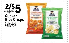 Quaker Rice Crisps (Selected Varieties)