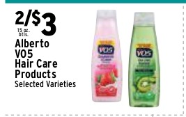 Alberto VO5 Hair Care Products (Selected Varieties)