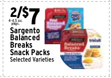 Sargento Balanced Breaks Snack Packs (Selected Varieties)