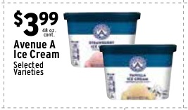 Avenue A Ice Cream (Selected Varieties)