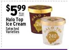 Halo Top Ice Cream (Selected Varieties)