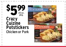 Crazy Cuizine Potstickers (Chicken or Pork)