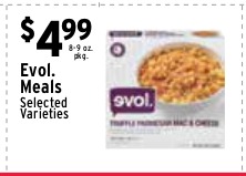Evol. Meals (Selected Varieties)