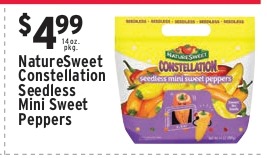 NatureSweet Constellation Seedless Mini Sweet Peppers
