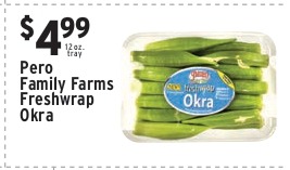 Pero Family Farms Freshwrap Okra