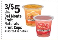 Del Monte Fruit Naturals Fruit Cups (Assorted Varieties)