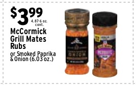 McCormick Grill Mates Rubs