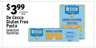 De Cecco Gluten Free Pasta