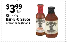 Stubb's Bar-B-Q Sauce or Marinade