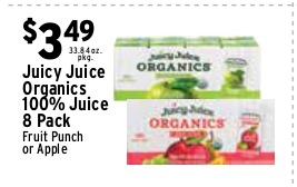 Juicy Juice Organics 8pk