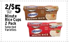 Minute Rice Cups 2pk