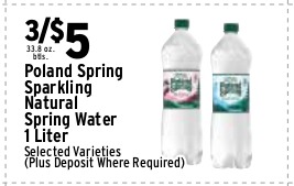 Poland Spring Sparkling Water 1L
