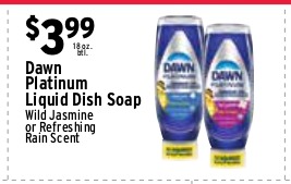 Dawn Platinum Liquid Dish Soap