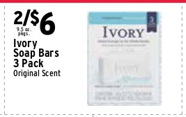 Ivory Soap Bars 3pk