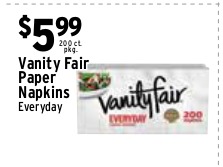 Vanity Fair Paper Napkins