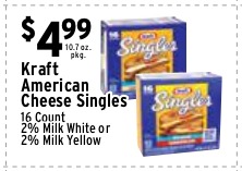 Kraft American Cheese Singles