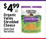 Organic Valley Organic Shredded Cheese