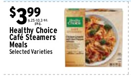 Healthy Choice Café Steamers Meals