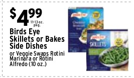Birds Eye Skillets or Bakes