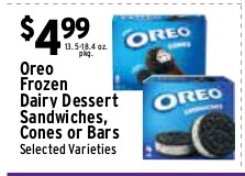 Oreo Frozen Dairy Dessert