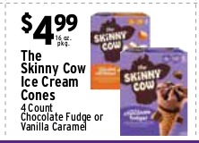 The Skinny Cow Ice Cream Cones 4ct