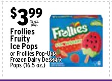 Frollies Fruity Ice Pops