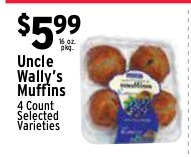 Uncle Wally's Muffins 4ct