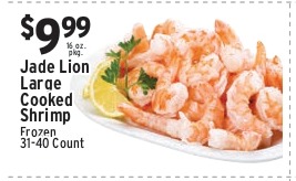 Jade Lion Large Cooked Shrimp