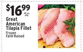 Great American Tilapia Fillet (Frozen)