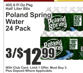 Poland Spring水24瓶装
