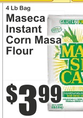 Maseca玉米粉4磅
