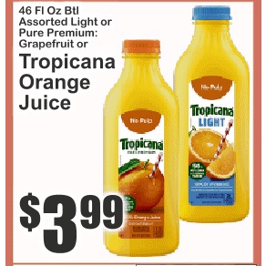 Tropicana橙汁46oz