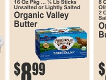 Organic Valley黄油条