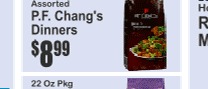 P.F. Chang's速食晚餐
