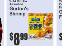 Gorton's虾制品